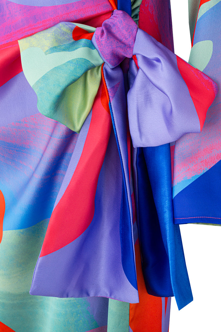 HUNKØN Rio Wrap Dress Kjoler Under the Sea Art Print