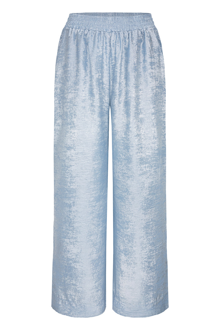 HUNKØN Robin Trousers Bukser Blue Metallic