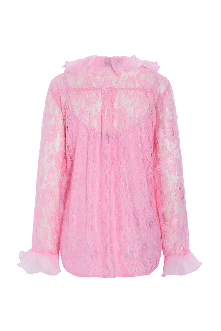 HUNKØN Rosanne Shirt Skjorter Pink