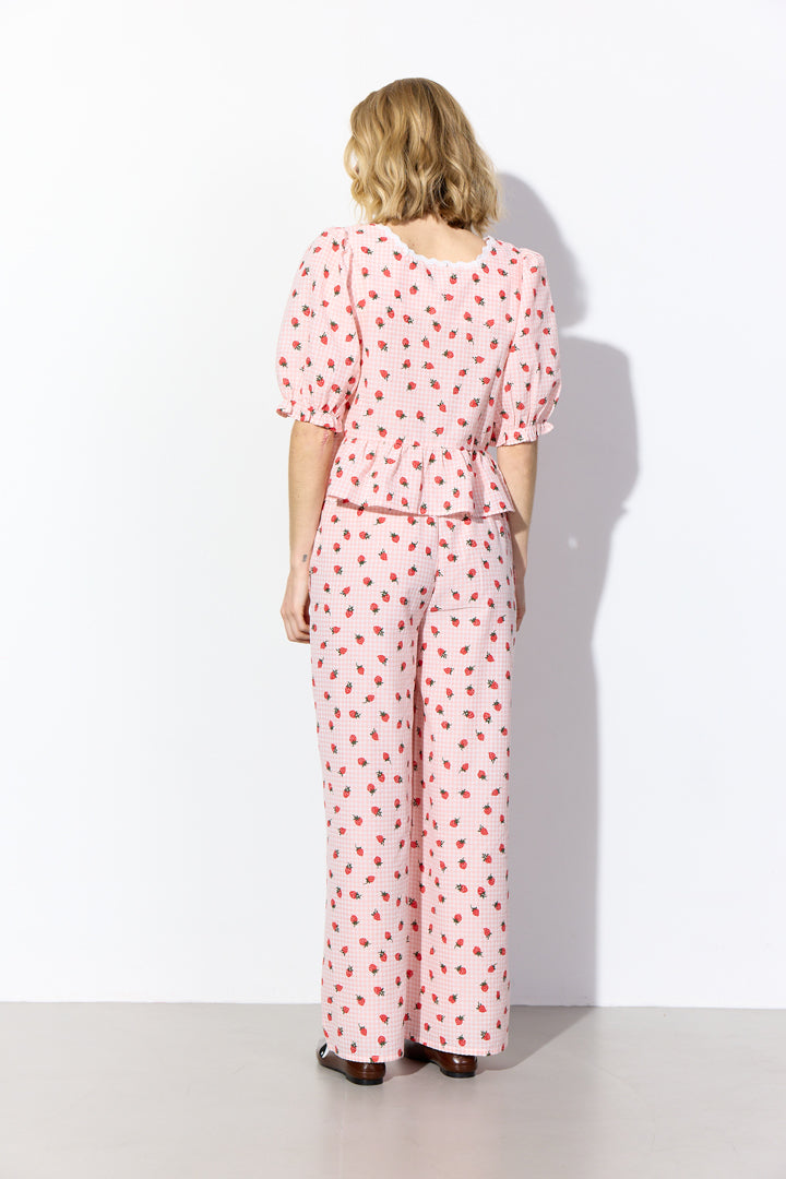 HUNKØN Ruth Trousers Bukser Pink