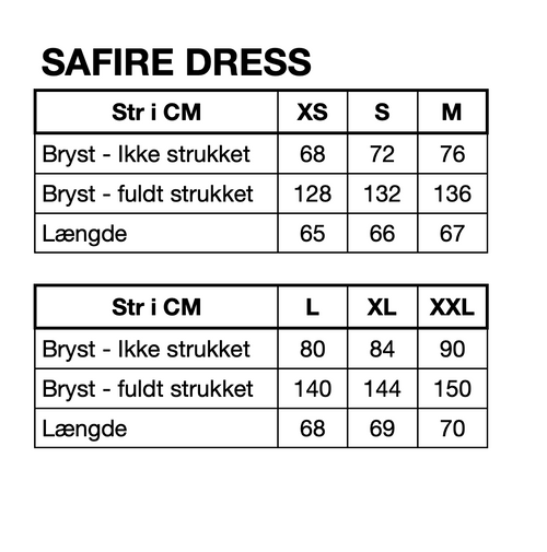 HUNKØN Safire dress Kjoler Beige