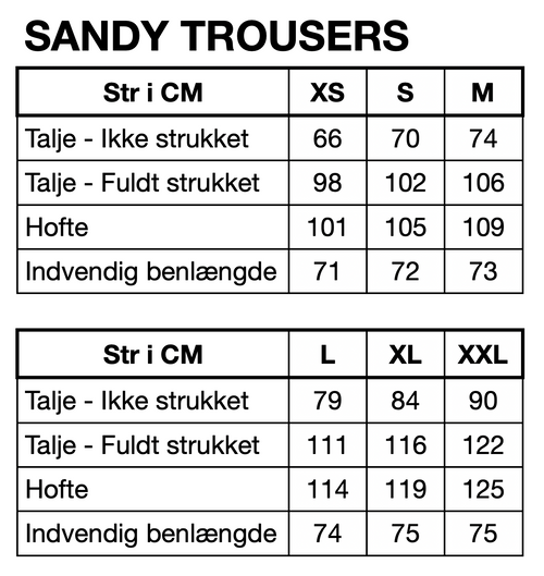 HUNKØN Sandy Trousers Bukser Ocean Life Art Print