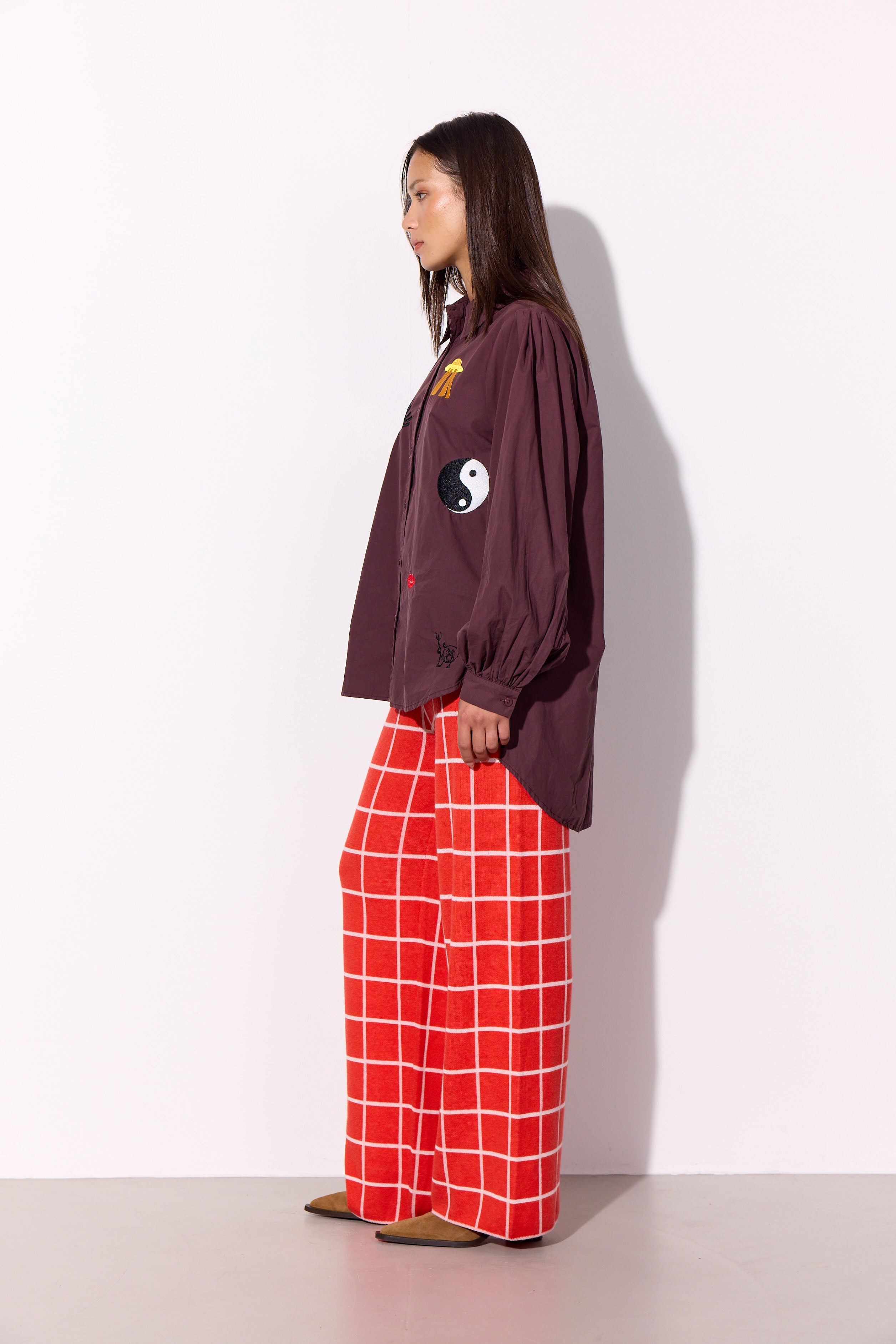 HUNKØN Sasha Shirt Skjorter Brown