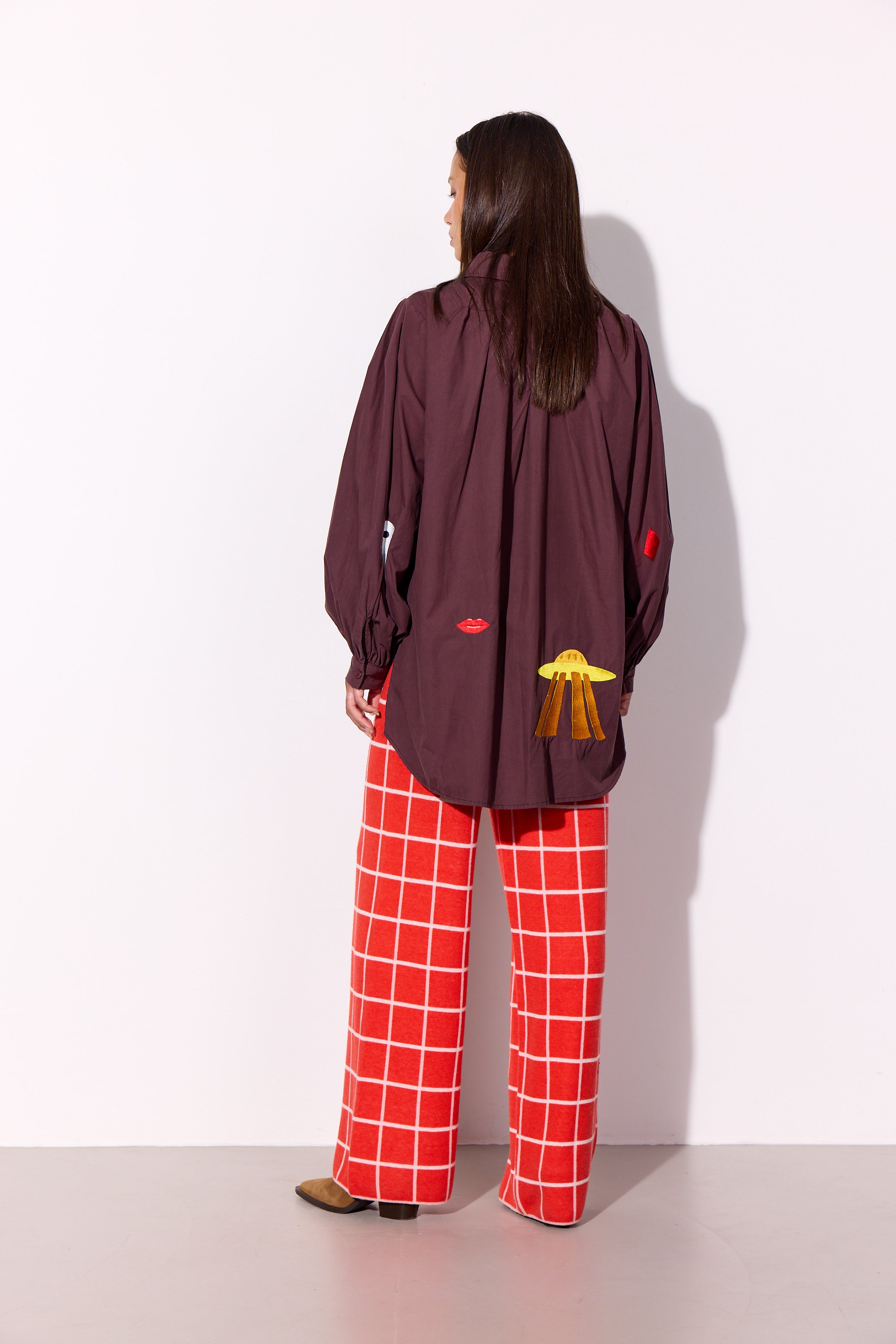 HUNKØN Sasha Shirt Skjorter Brown