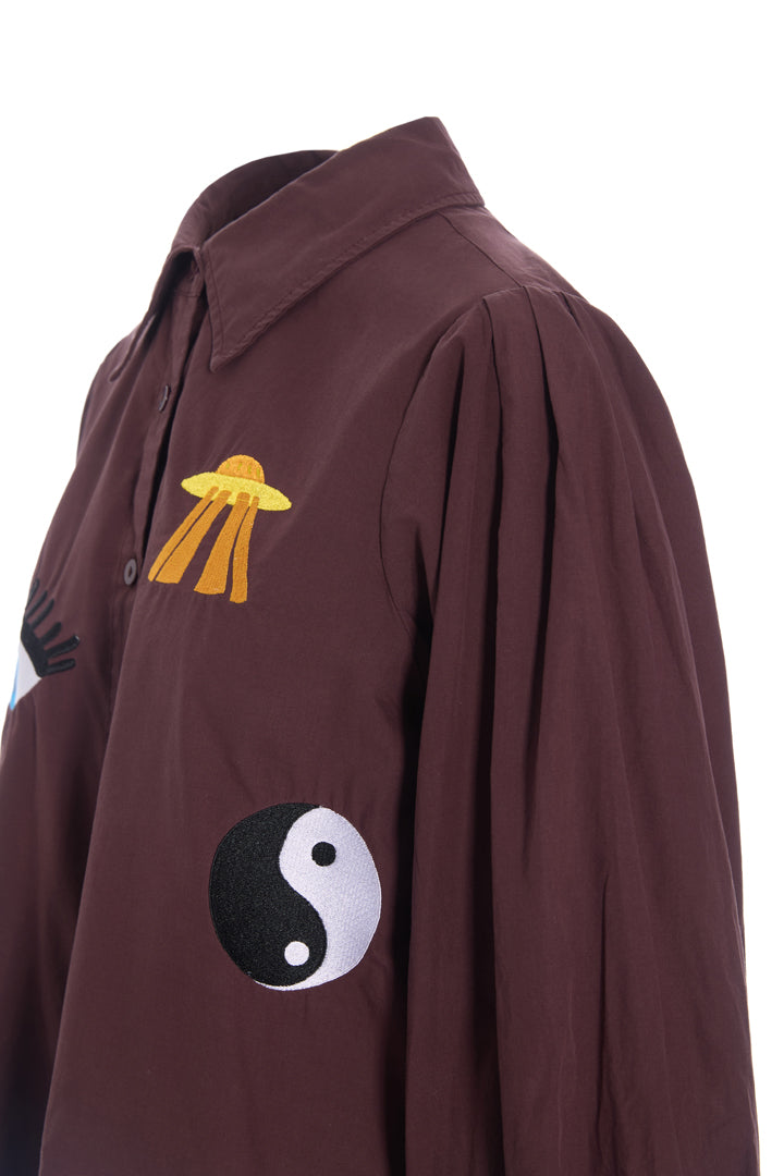 HUNKØN Sasha Shirt Skjorter Brown
