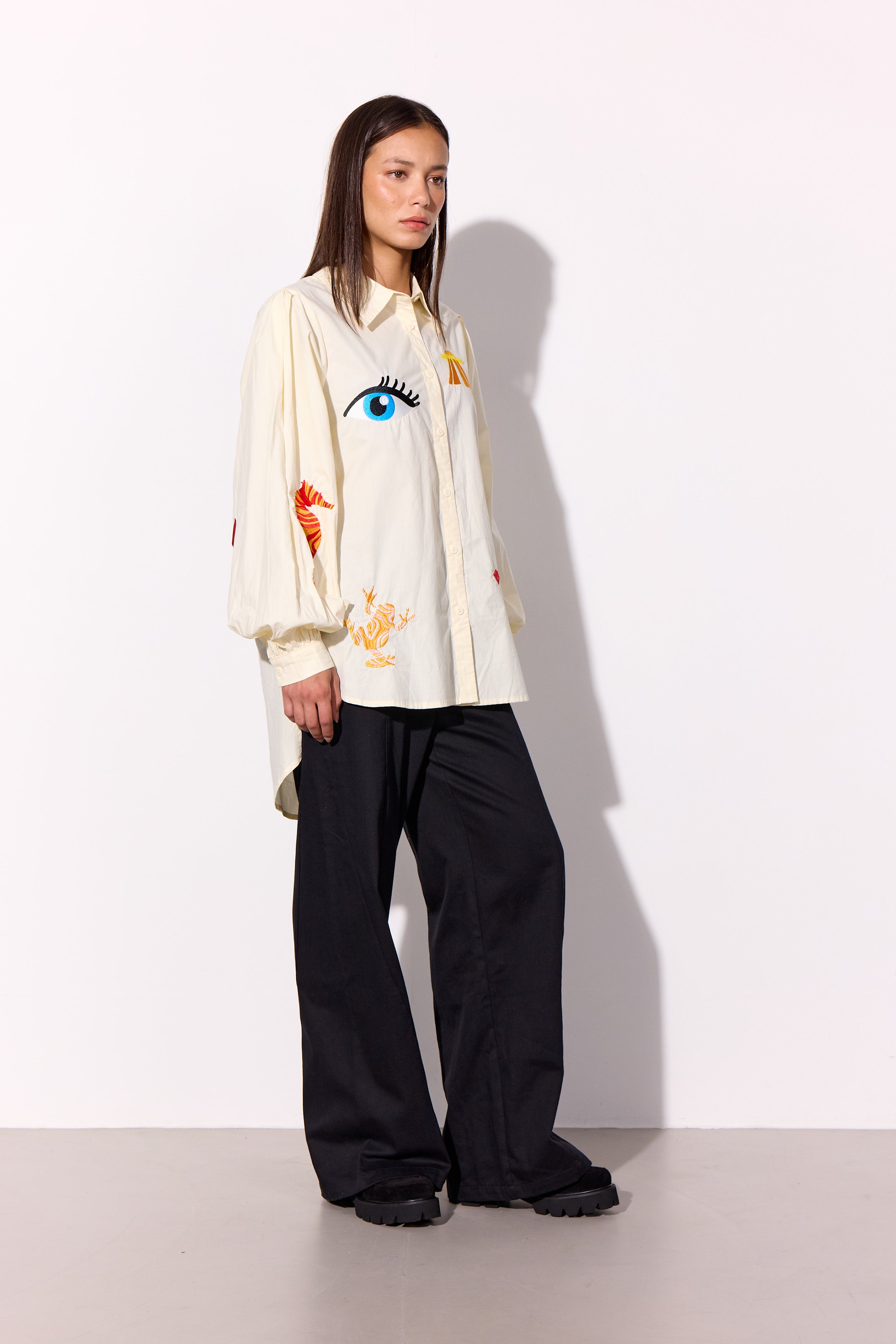 HUNKØN Sasha Shirt Skjorter White