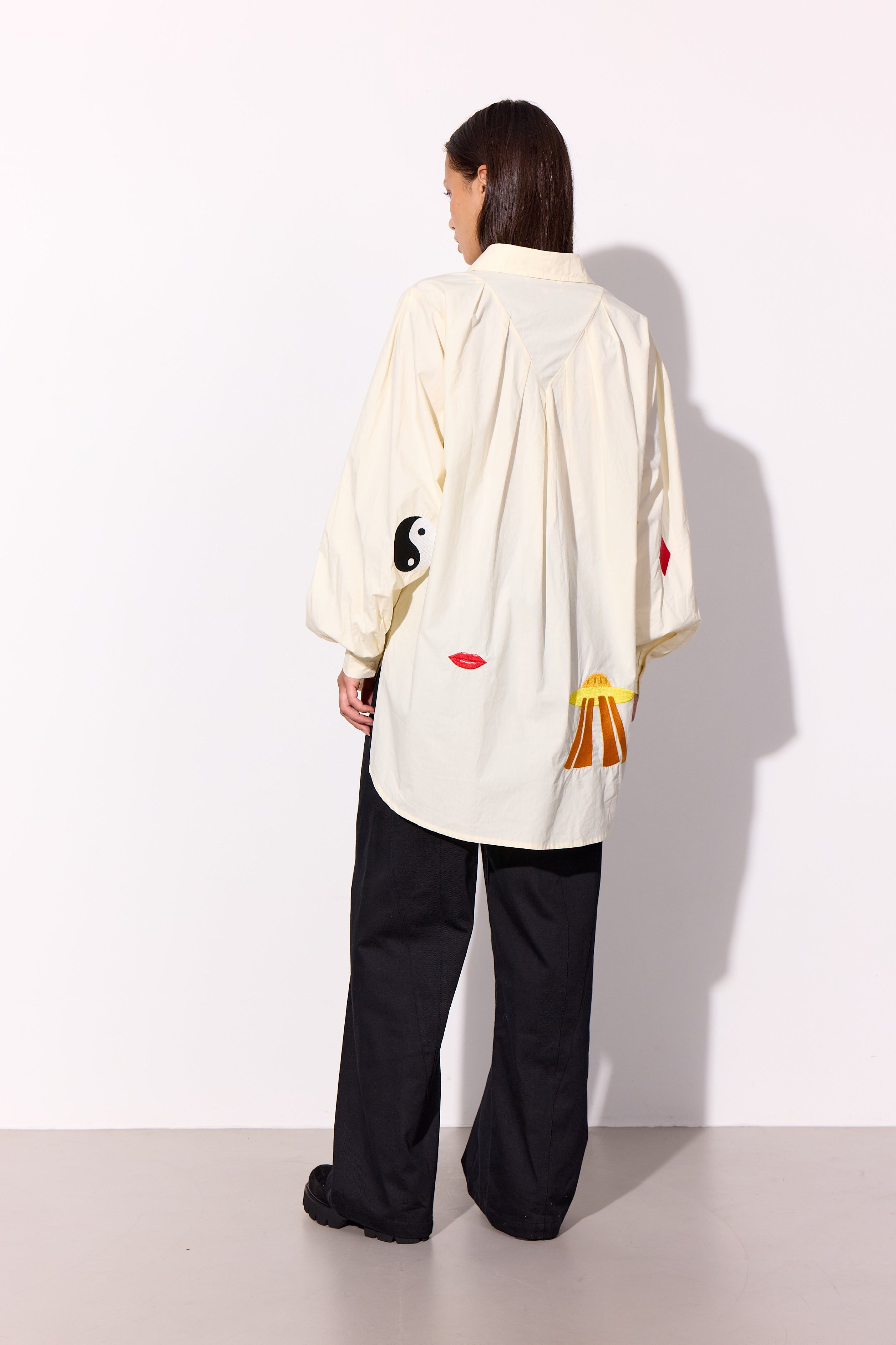 HUNKØN Sasha Shirt Skjorter White