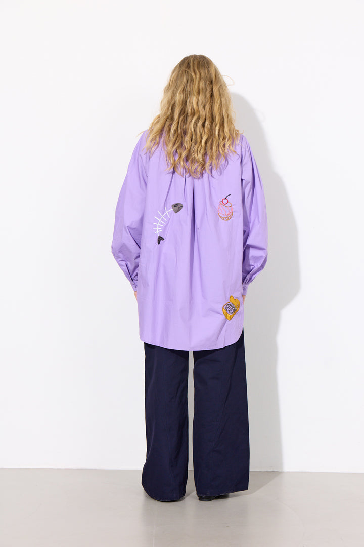 HUNKØN Sasha Shirt Skjorter Lavender