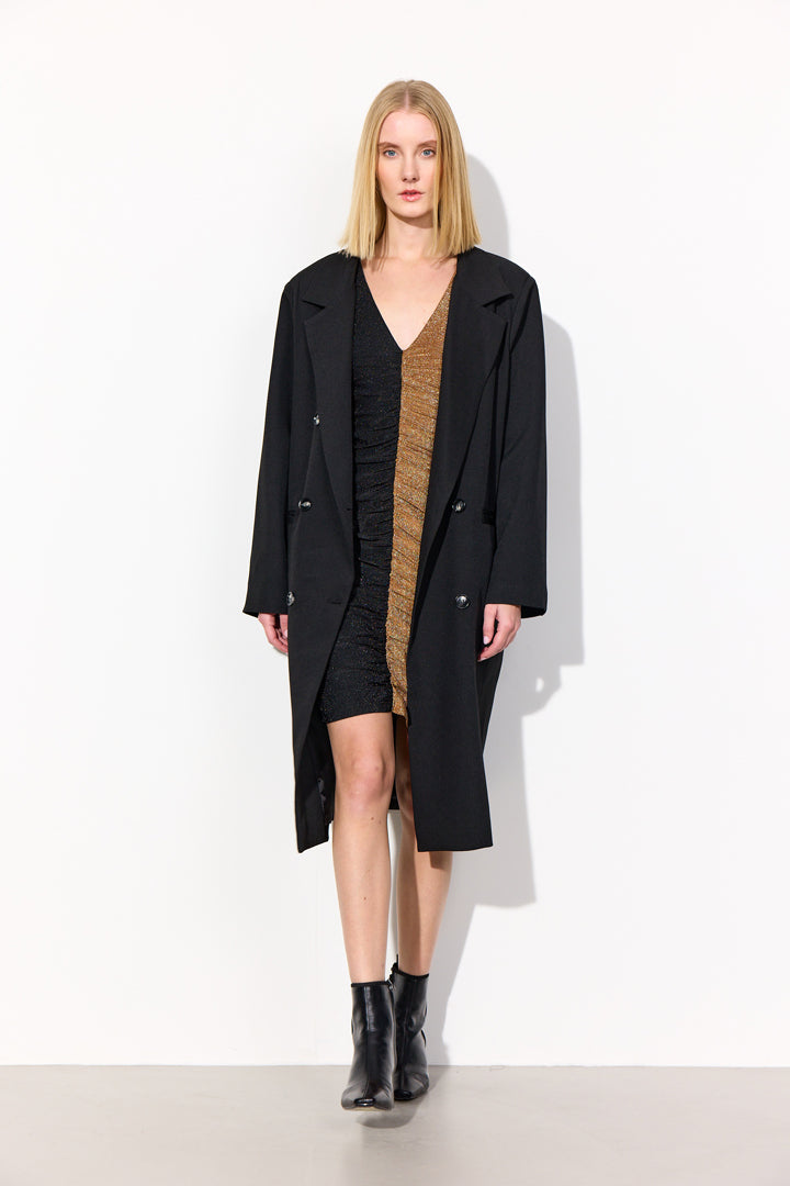 HUNKØN Sia Coat Frakker Black