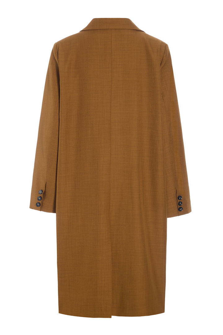 HUNKØN Sia Coat Frakker Brown