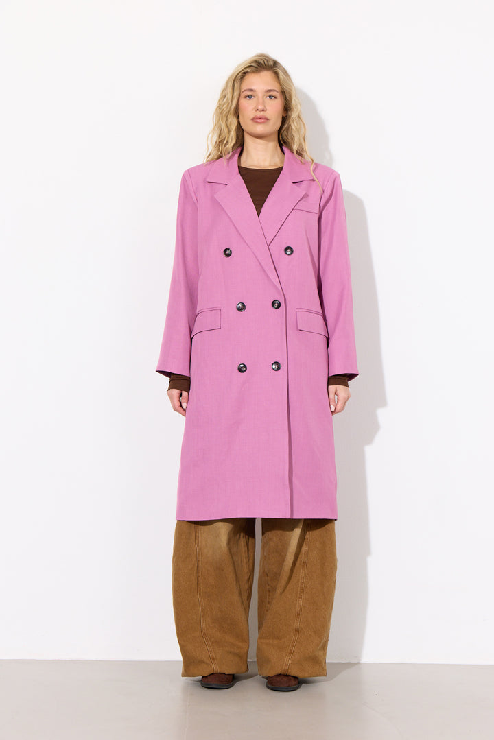 HUNKØN Sia Coat Frakker Dusty Rose