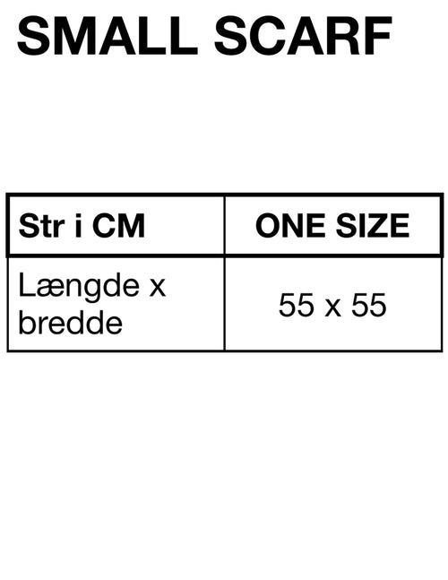 HUNKØN Spirit Congo Small Scarf Accessories Cream