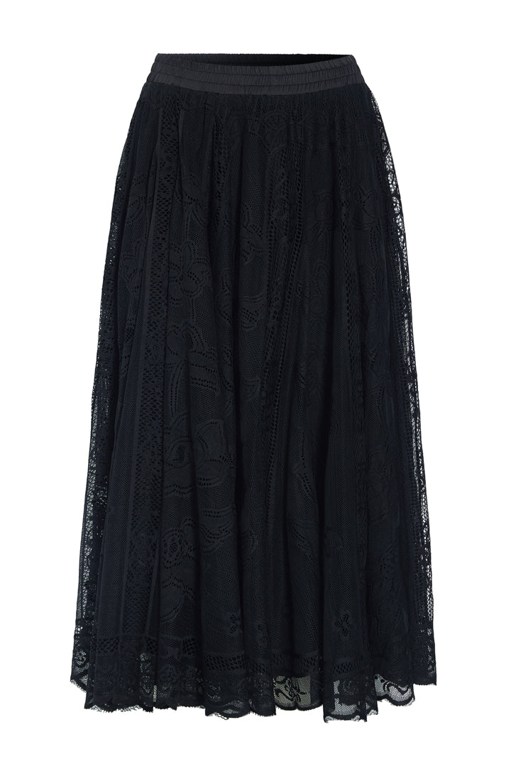 HUNKØN Stine Skirt Nederdele Black