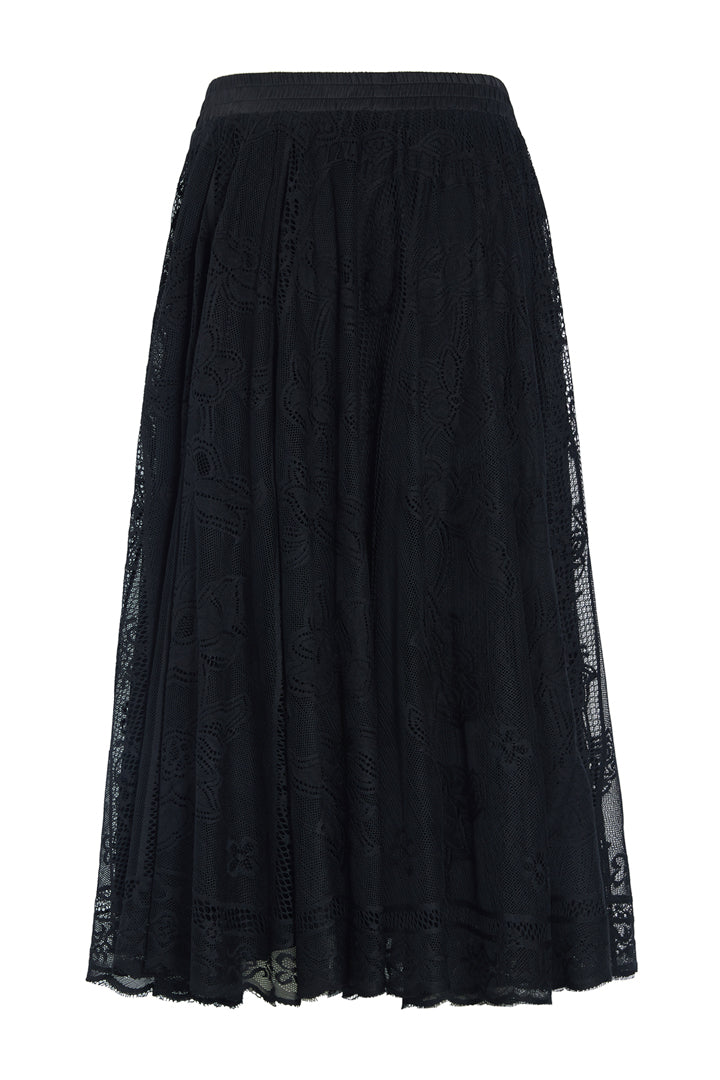 HUNKØN Stine Skirt Nederdele Black