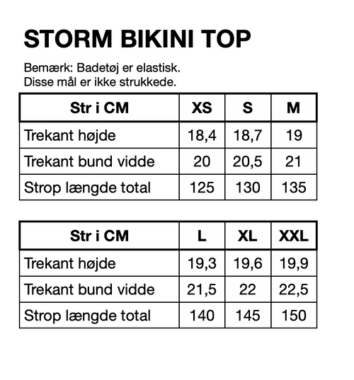 HUNKØN Storm Bikini Top Swimwear Under the Sea Art Print