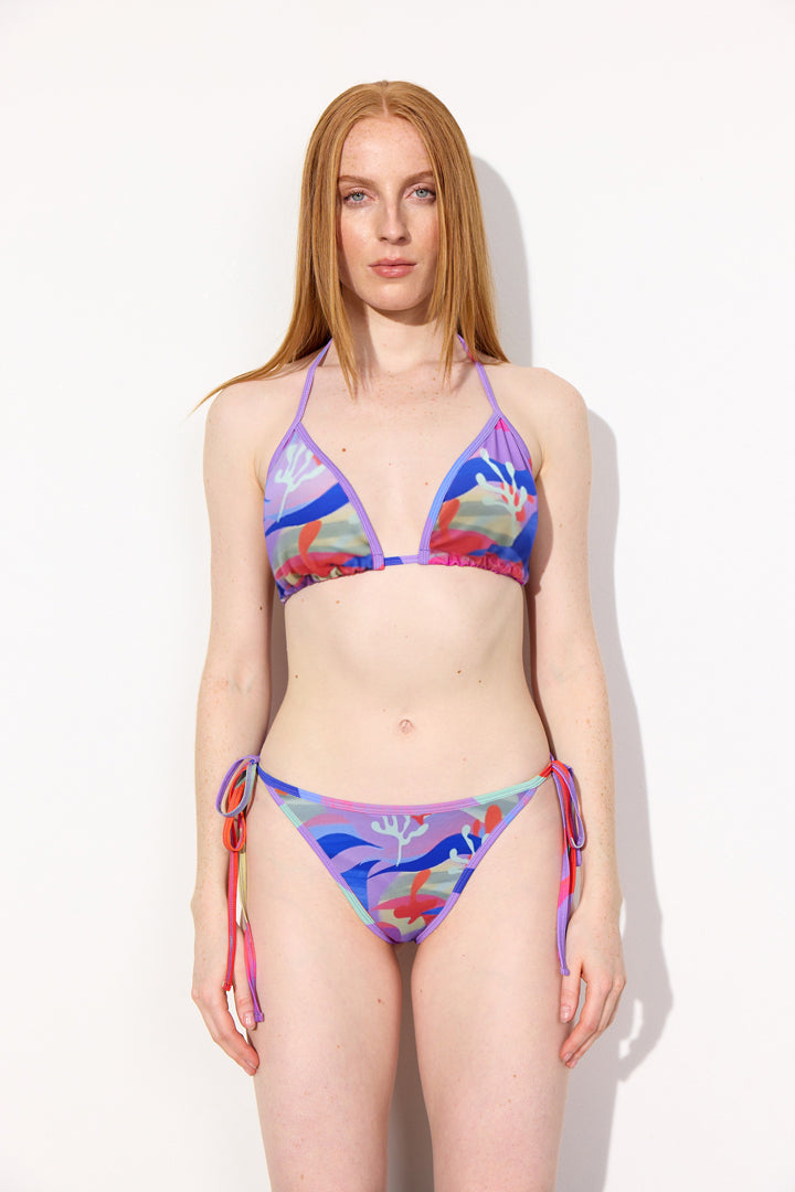 HUNKØN Storm Bikini Top Swimwear Under the Sea Art Print