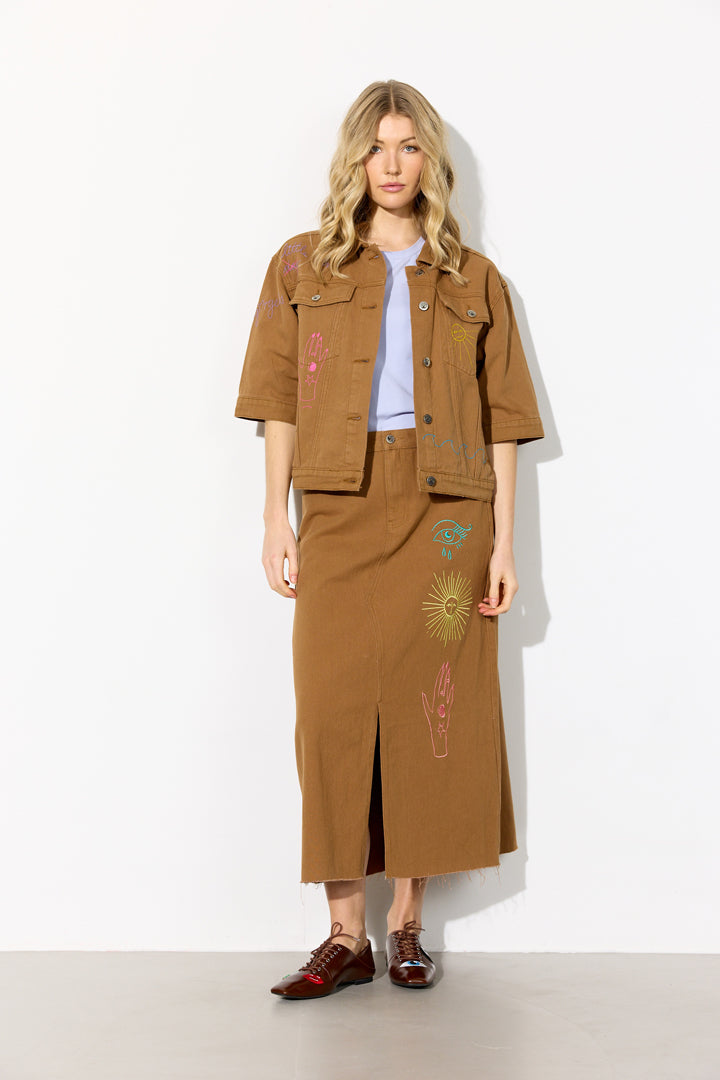 HUNKØN Suki Jacket Jakker Caramel