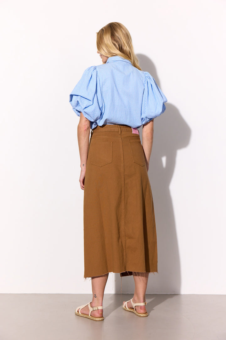 HUNKØN Suki Skirt Nederdele Caramel