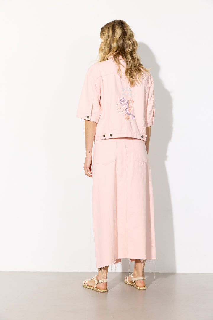 HUNKØN Suki Skirt Nederdele Rose