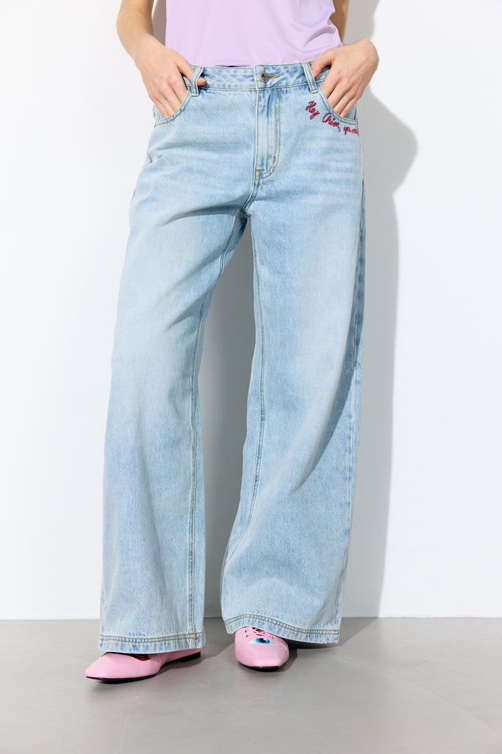 HUNKØN Tennie Jeans Bukser Light Denim