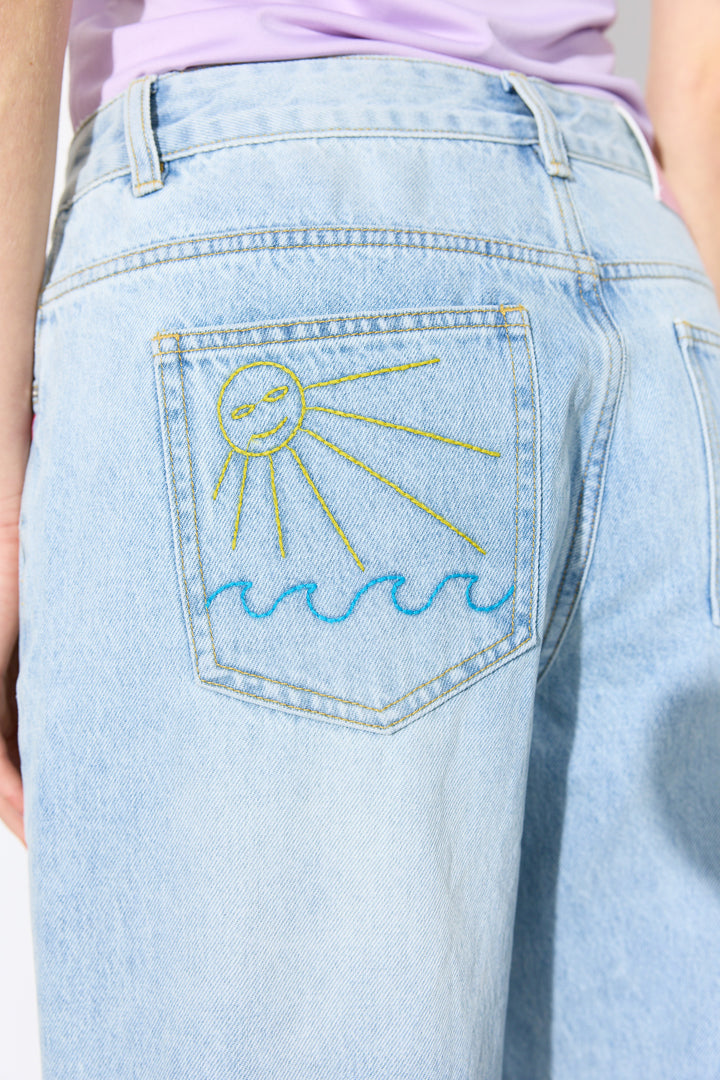 HUNKØN Tennie Jeans Bukser Light Denim