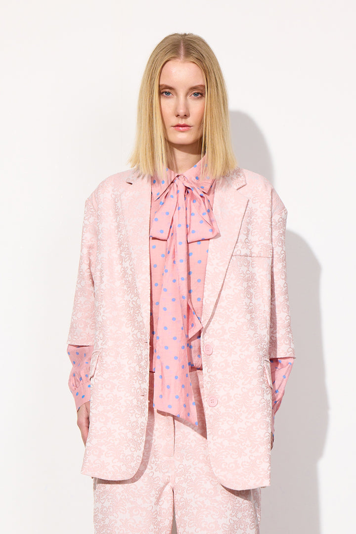HUNKØN Thora Blazer Jakker Soft Pink