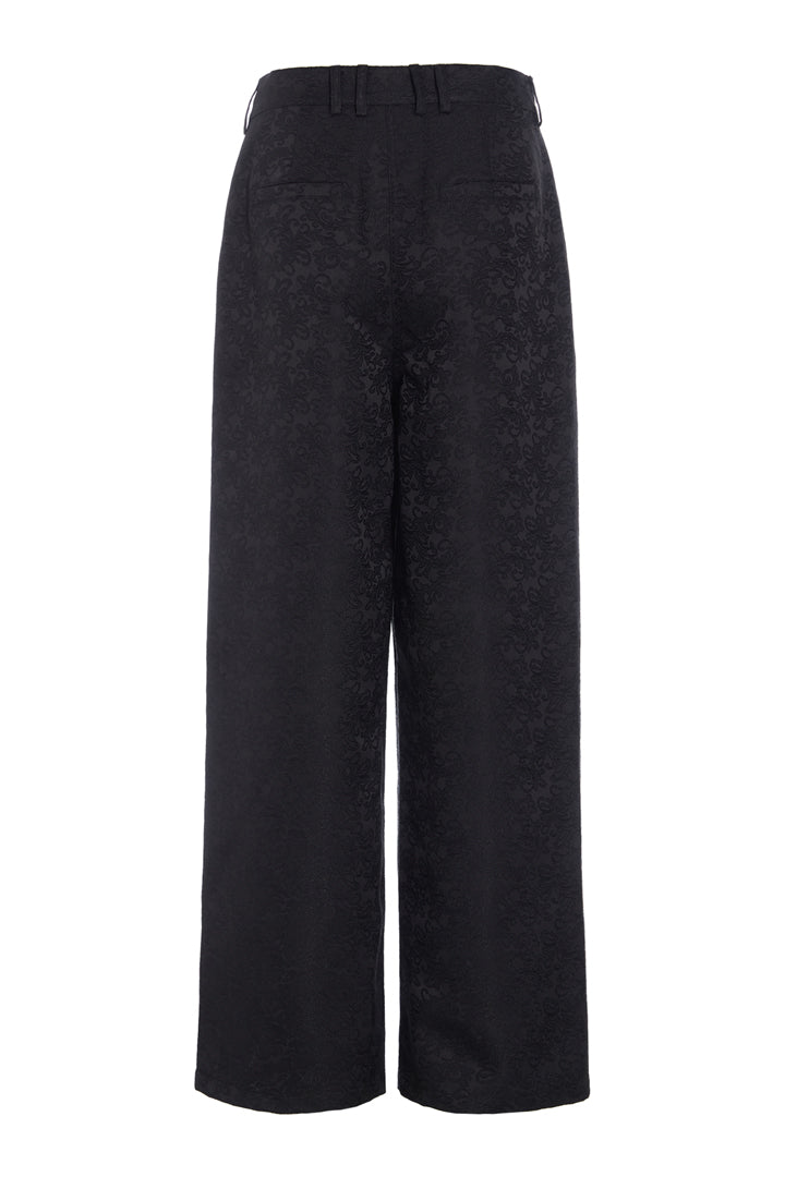 HUNKØN Thora Trousers Bukser Black