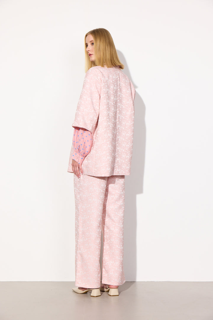 HUNKØN Thora Trousers Bukser Soft Pink