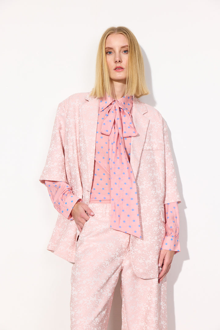 HUNKØN Thora Trousers Bukser Soft Pink