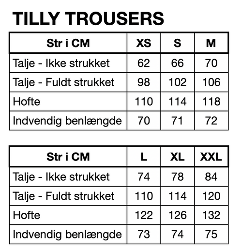 HUNKØN Tilly Trousers Bukser Yellow