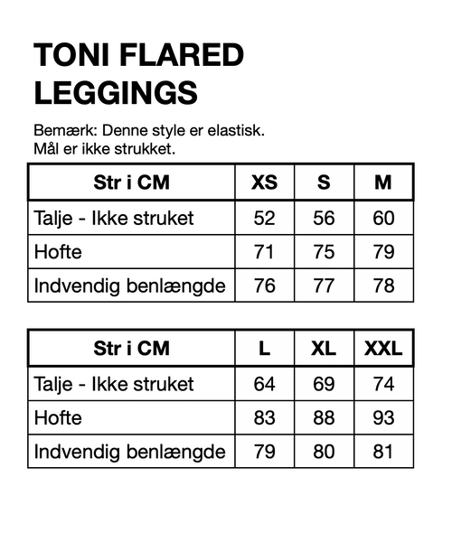 HUNKØN Toni Flared Leggings Leggings Under the Sea Art Print