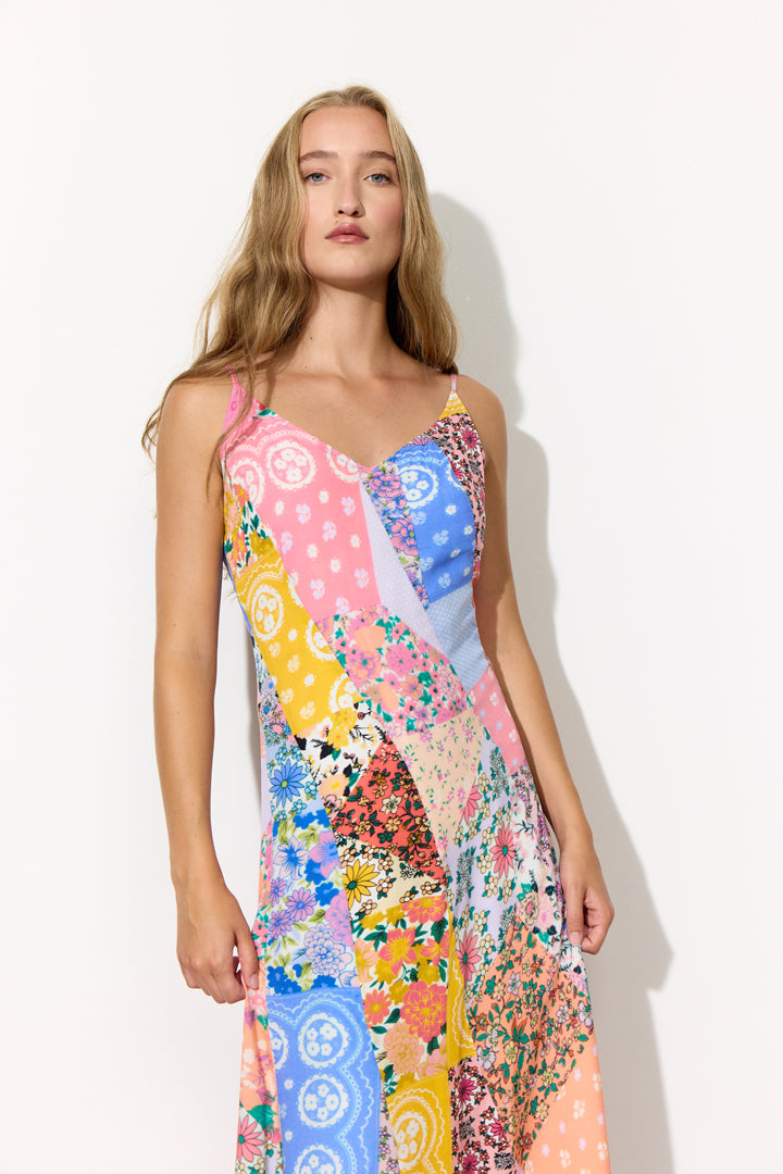 HUNKØN Una Dress Kjoler Patchwork