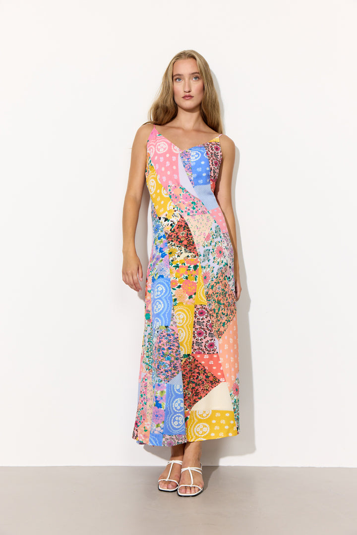 HUNKØN Una Dress Kjoler Patchwork