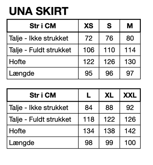 HUNKØN Una Skirt Nederdele Patchwork
