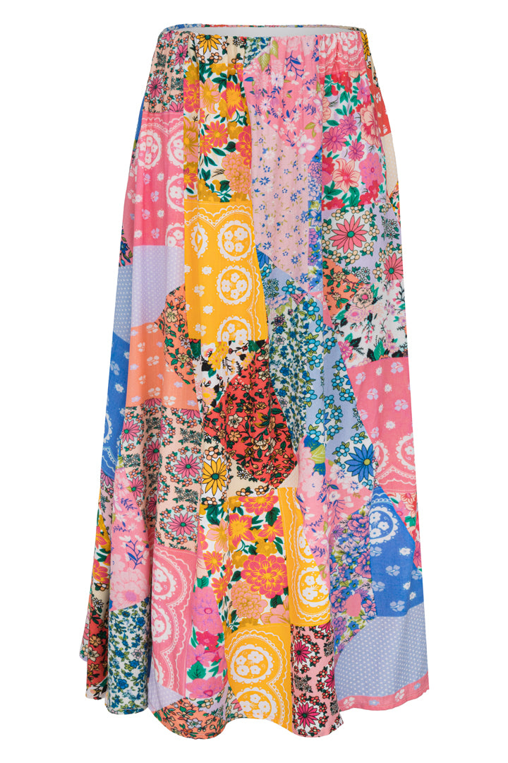 HUNKØN Una Skirt Nederdele Patchwork