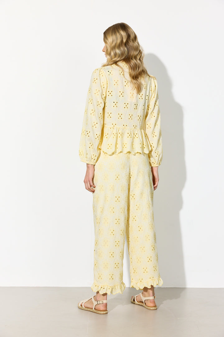 HUNKØN Vanya Shirt Skjorter Soft Yellow