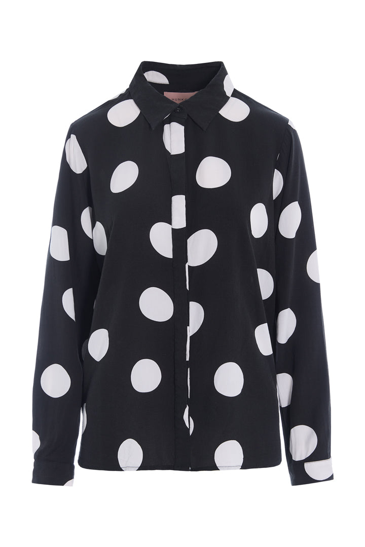HUNKØN Vicky Shirt Skjorter Big Dots
