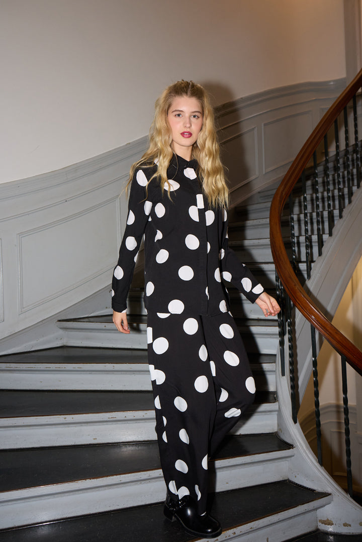 HUNKØN Vicky Shirt Skjorter Big Dots