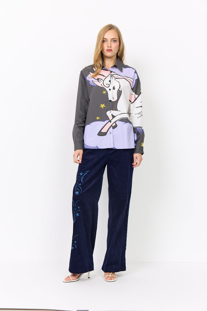 HUNKØN palma Shirt Skjorter Dusty Black