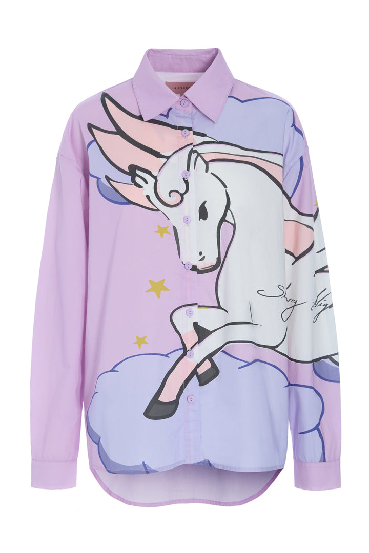 HUNKØN palma Shirt Skjorter Lavender
