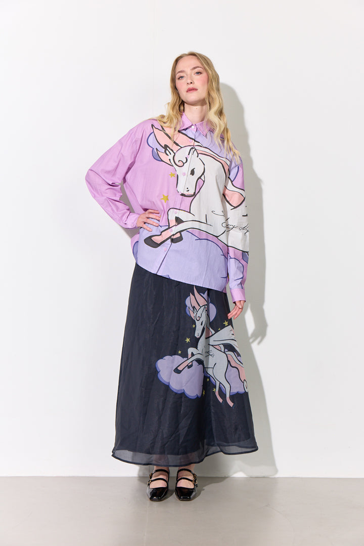 HUNKØN palma Shirt Skjorter Lavender