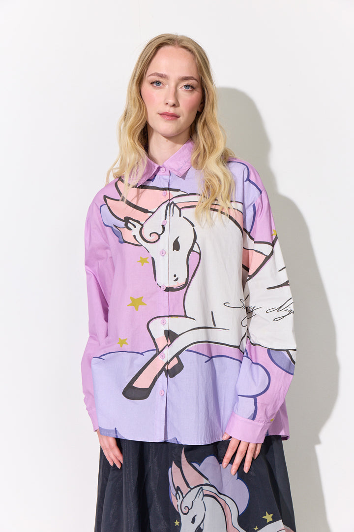 HUNKØN palma Shirt Skjorter Lavender