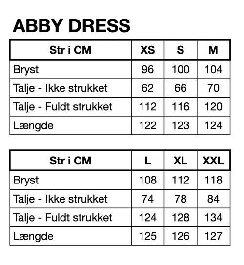 HUNKØN Abby Dress Kjoler Horizon Art Print