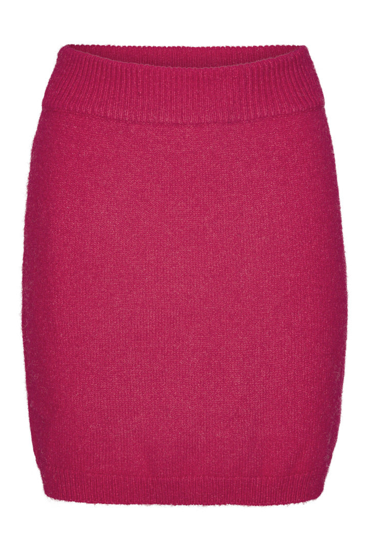 HUNKØN Adriana Knit Skirt Nederdele Pink