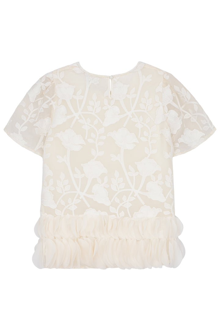 HUNKØN Aiko Blouse Bluser Cream