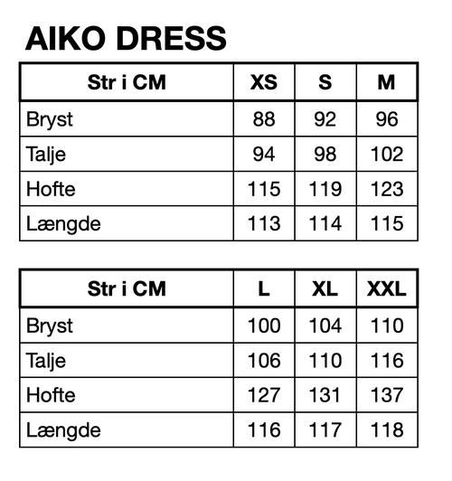 HUNKØN Aiko Dress Kjoler Black