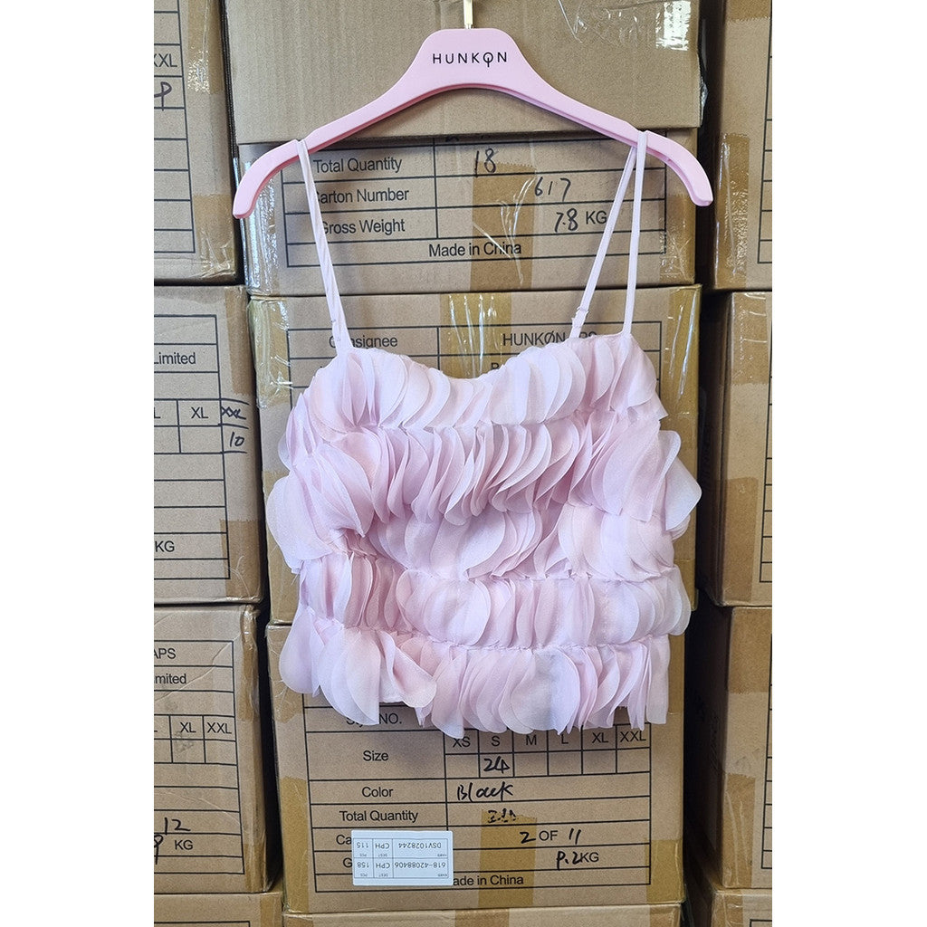 HUNKØN Aiko Top Toppe Pink