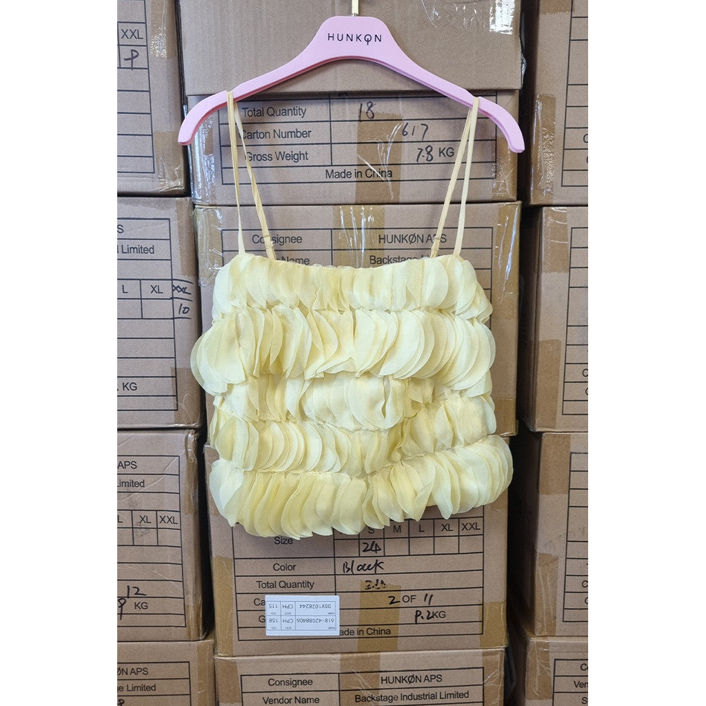 HUNKØN Aiko Top Toppe Yellow