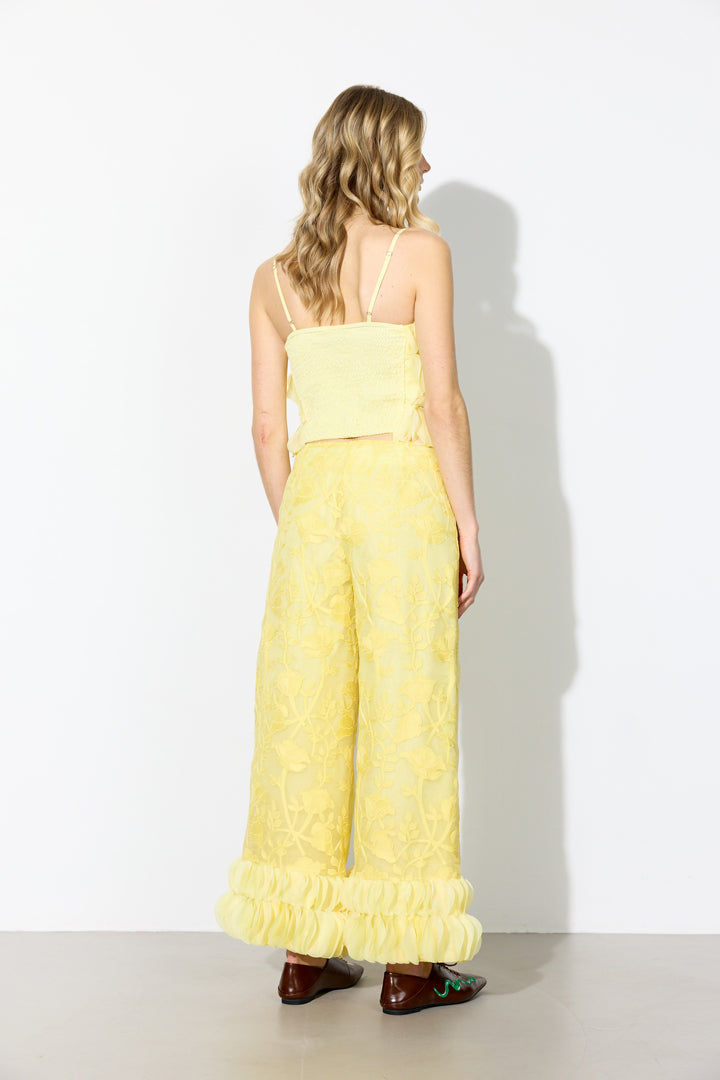 HUNKØN Aiko Trousers Bukser Yellow