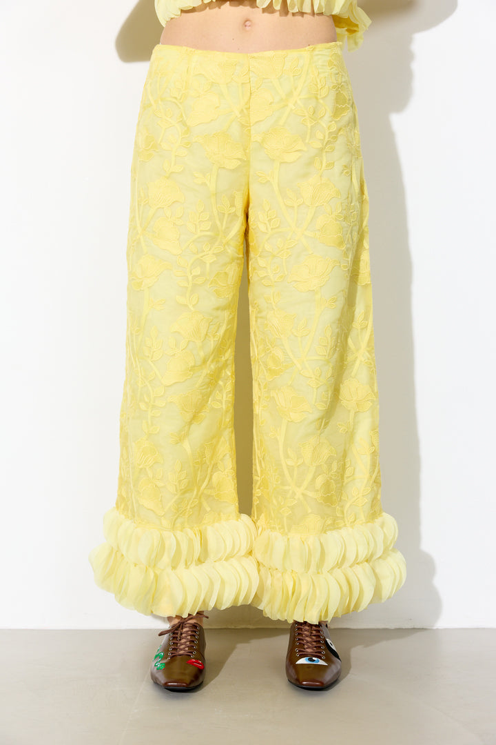 HUNKØN Aiko Trousers Bukser Yellow